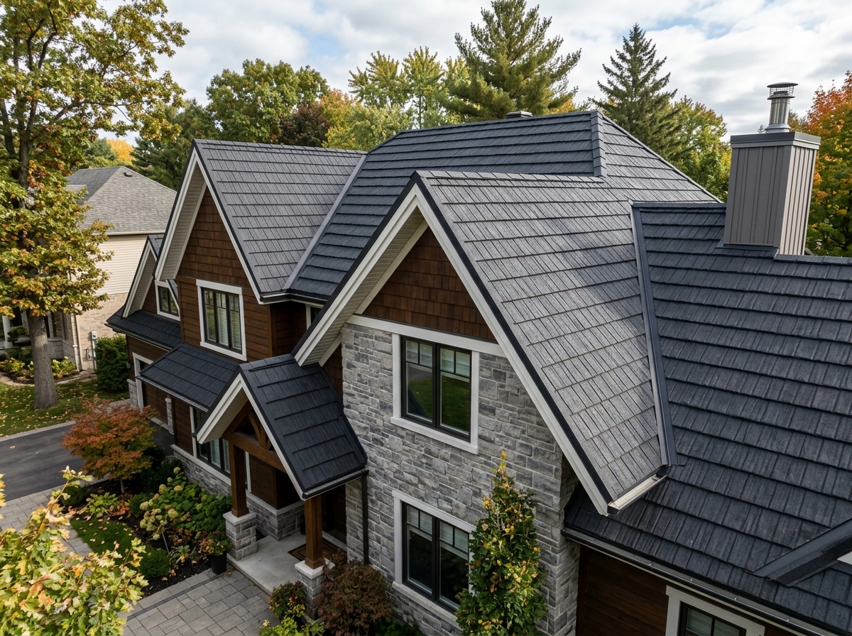 Metal Shingle Installation